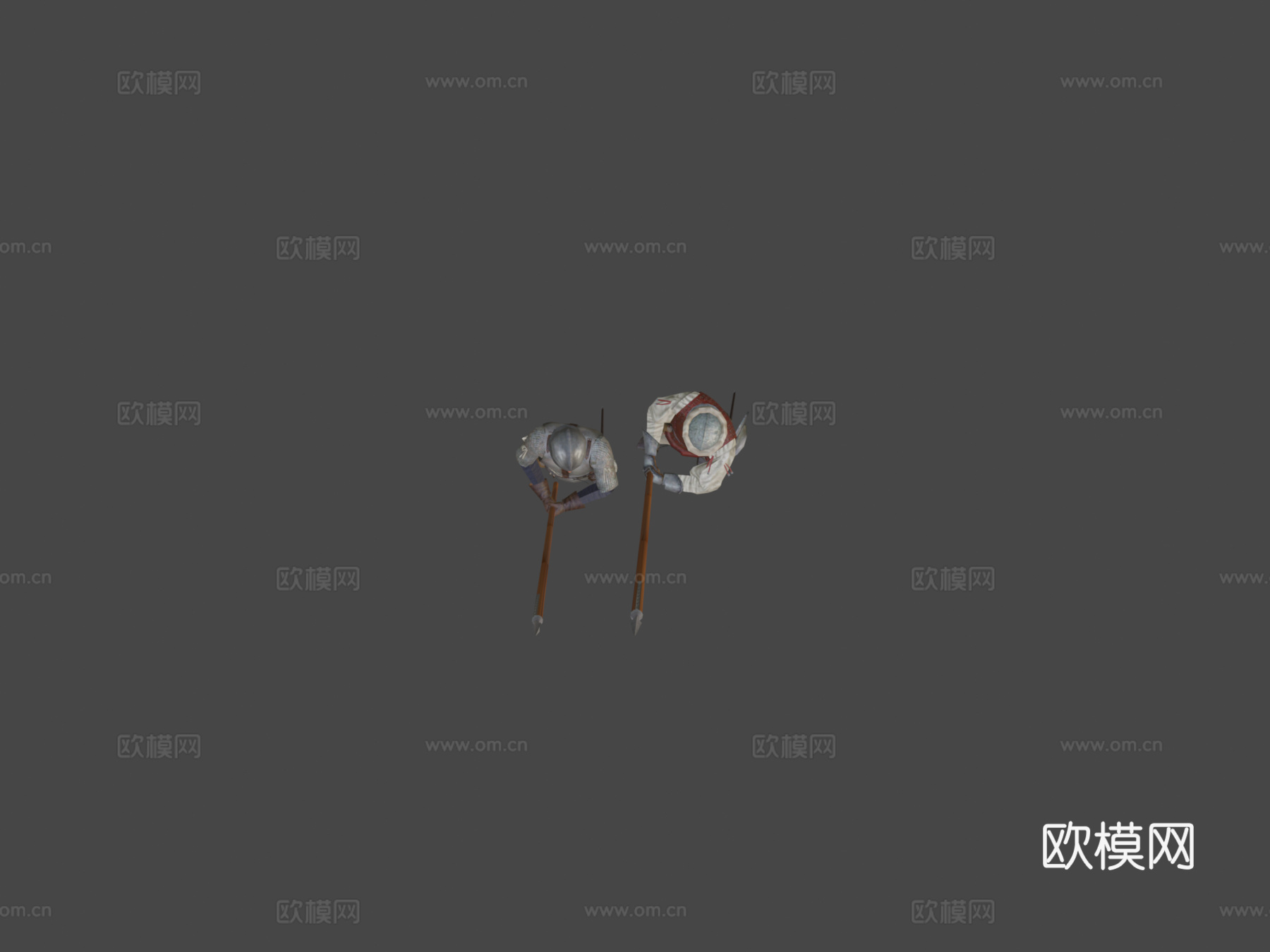 意大利专业长矛升级版3d模型下载（渲染图8）