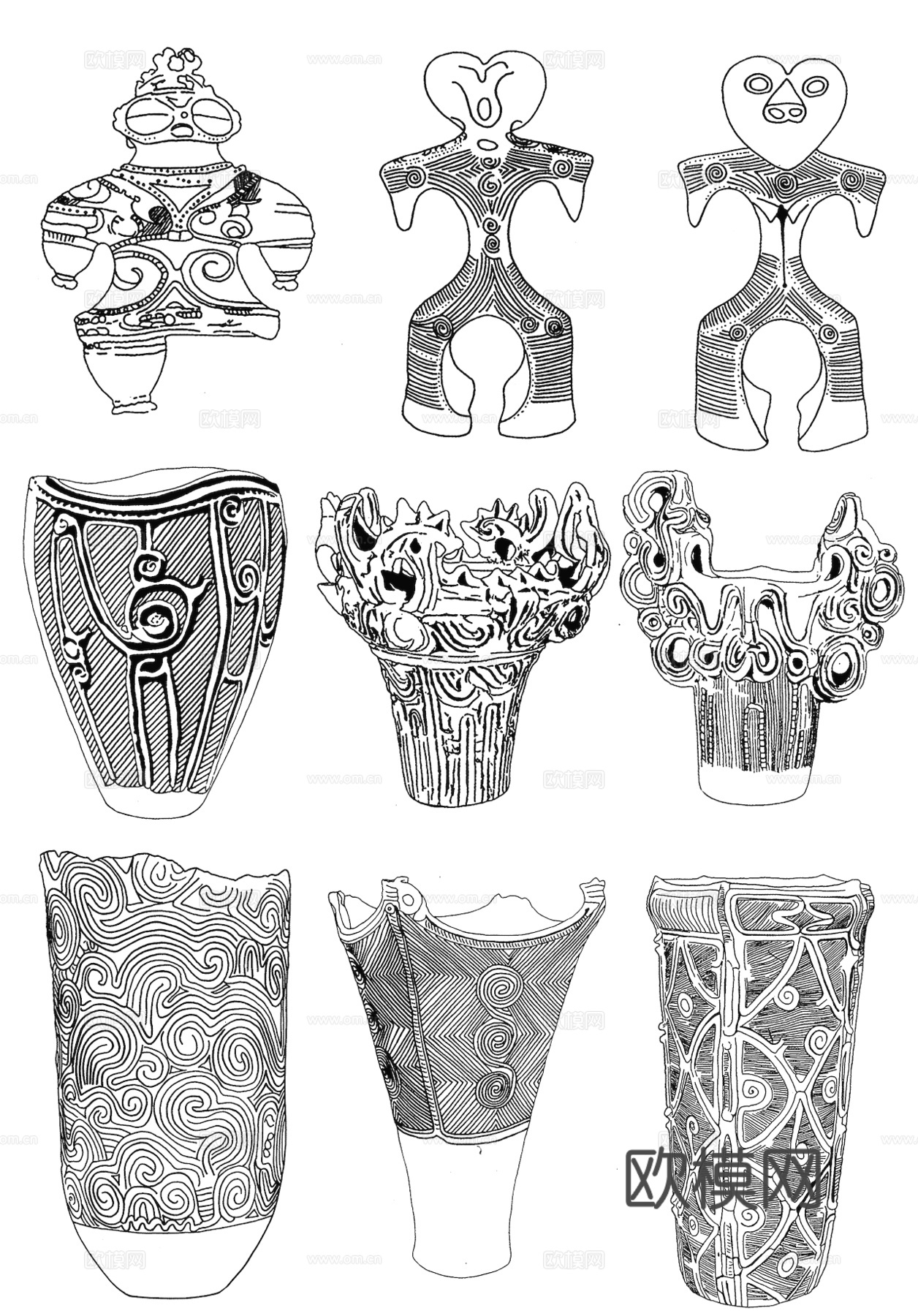 黑白遮罩通道黑白凹凸高光遮罩线条花纹纹理水泥做旧脏旧墙面下载