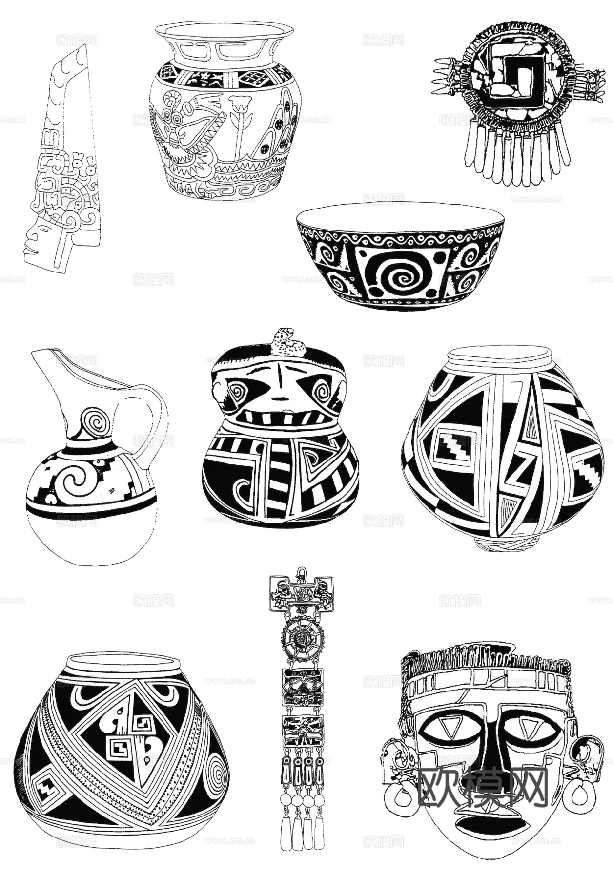 黑白遮罩通道黑白凹凸高光遮罩线条花纹纹理水泥做旧脏旧墙面下载