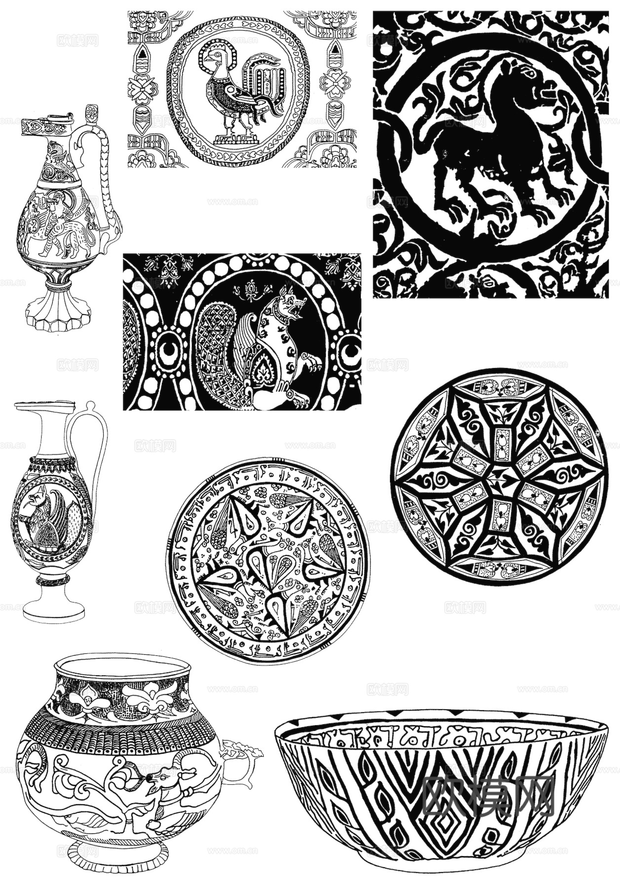 黑白遮罩通道黑白凹凸高光遮罩线条花纹纹理水泥做旧脏旧墙面下载