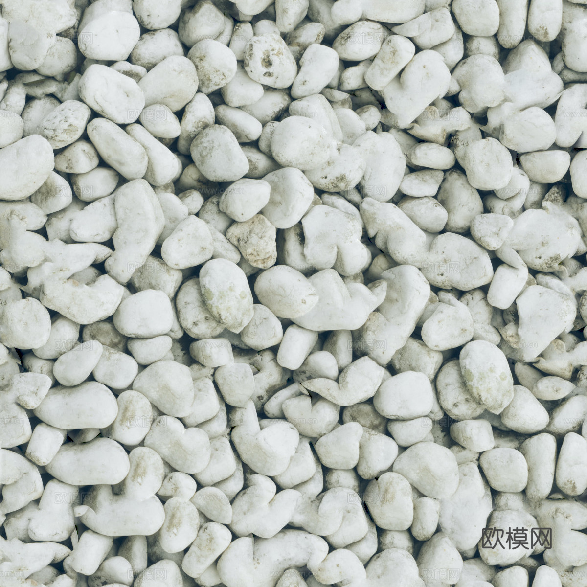 白色鹅卵石贴图25