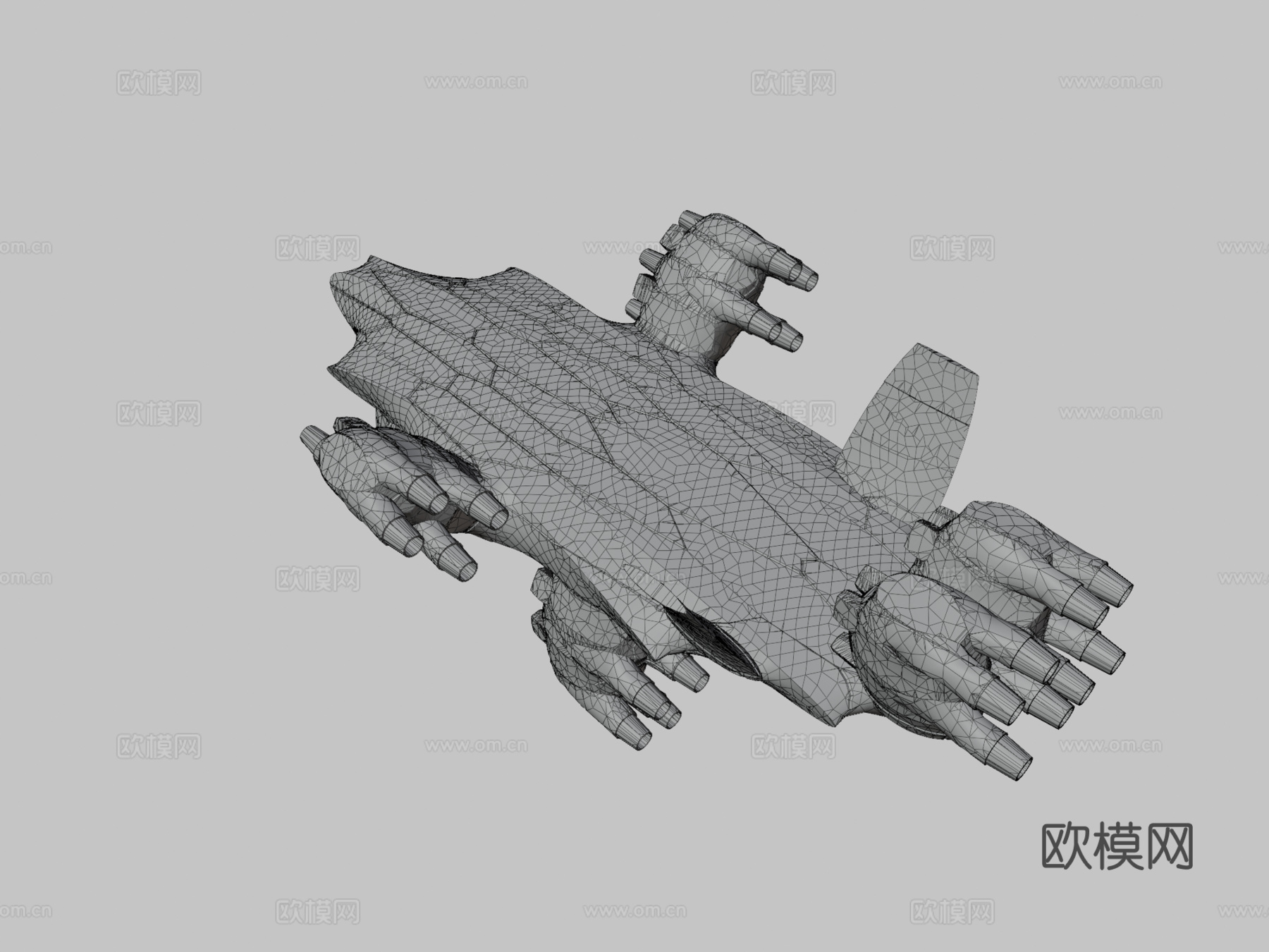程序化硬表面建模测试10.0193d模型下载（渲染图3）