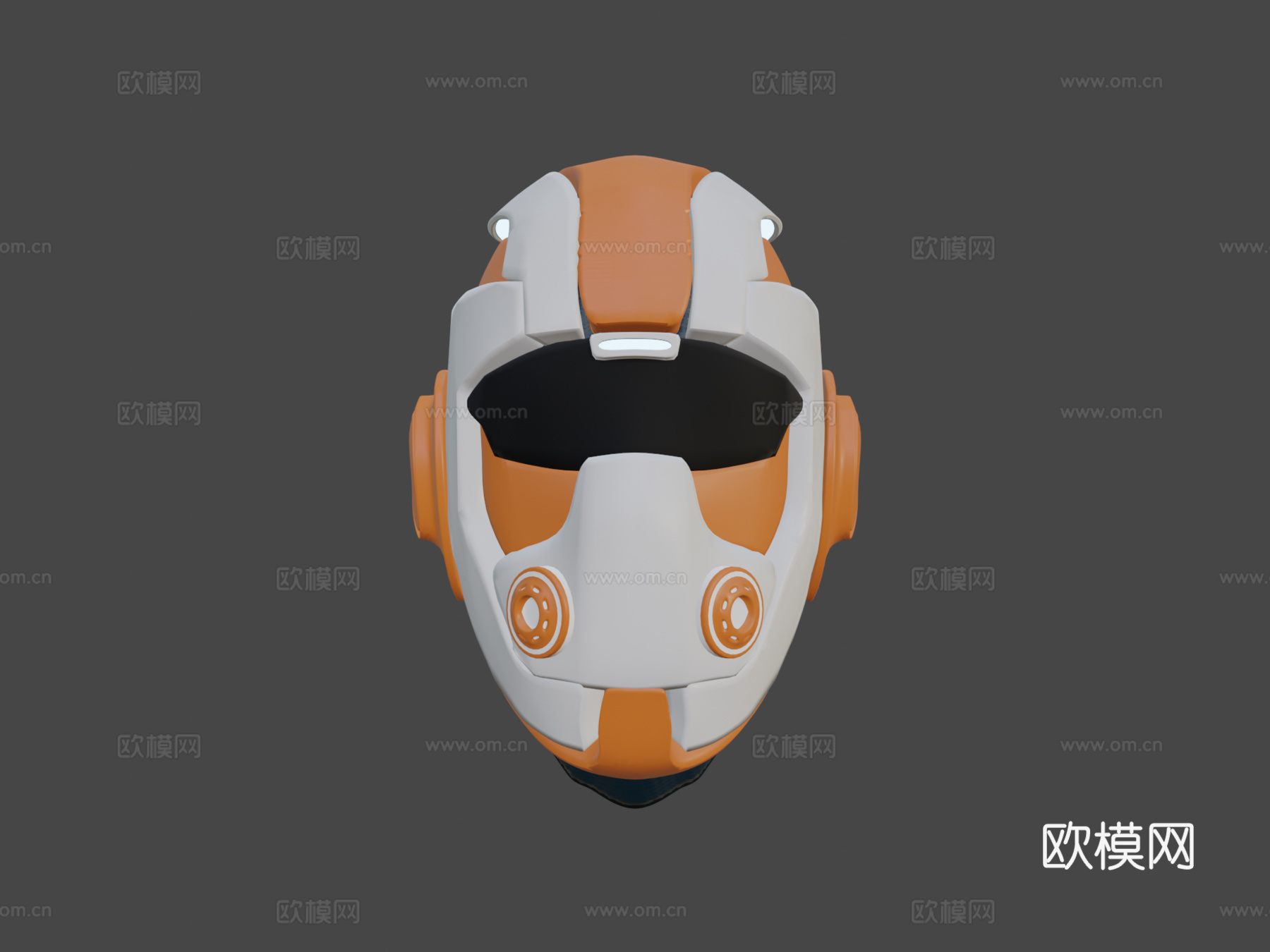 科幻头盔3d模型下载（渲染图8）