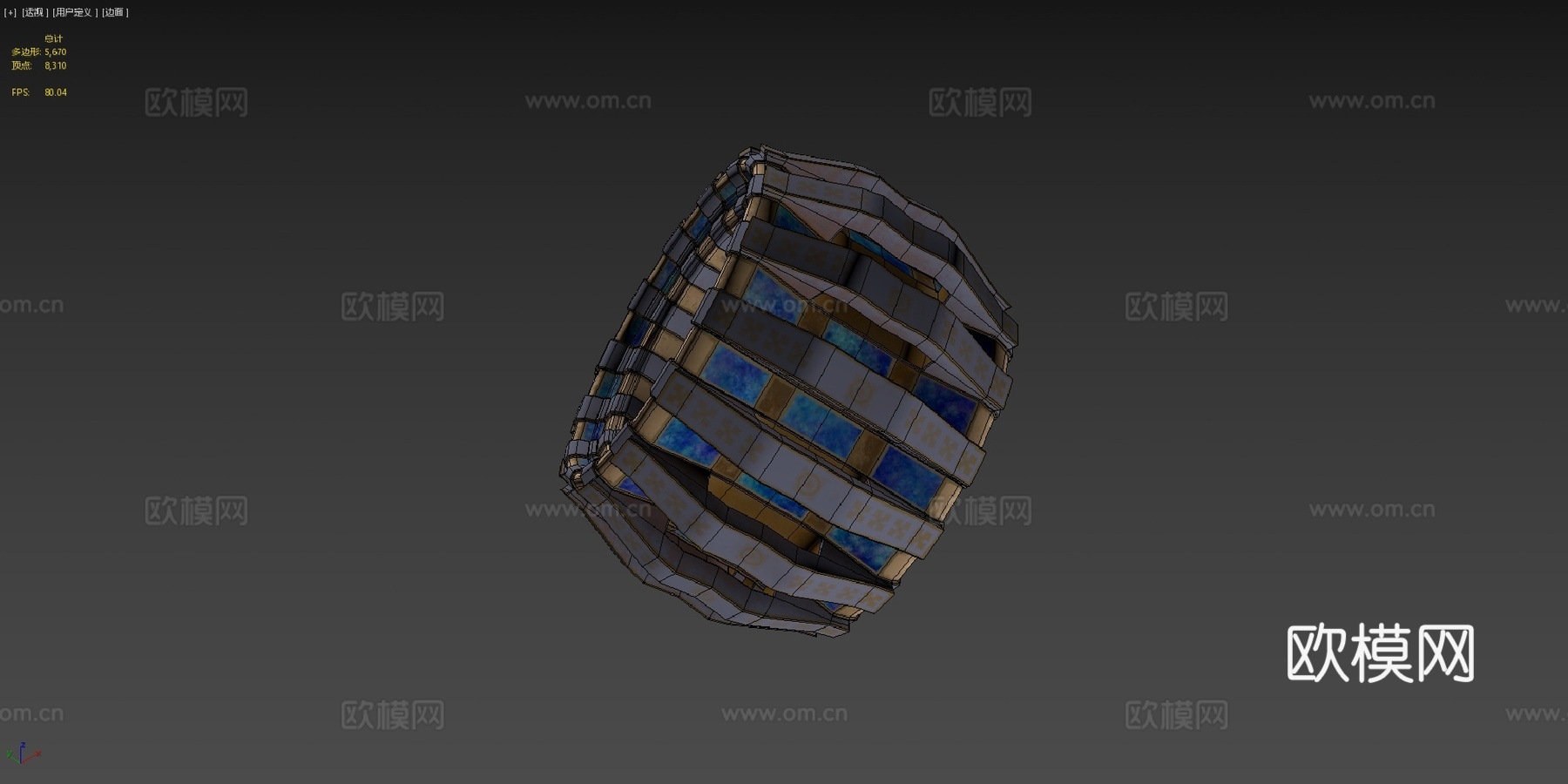 死亡猎手4级手环3d模型下载（渲染图4）