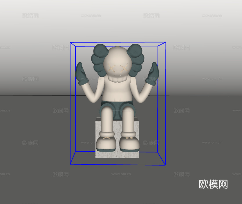 雕塑摆件su模型