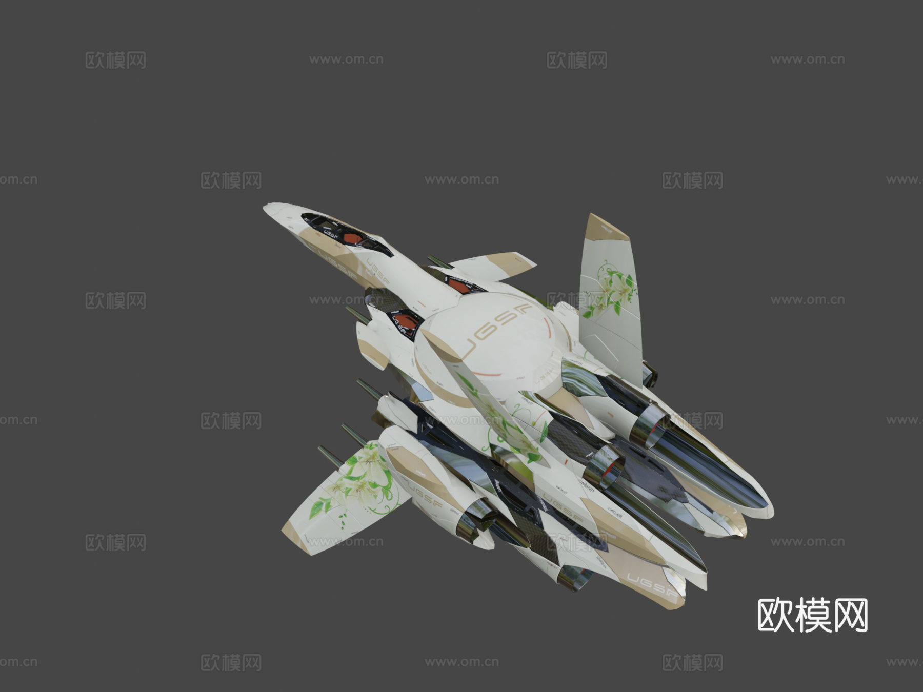 程序化硬表面建模测试10.0303d模型下载（渲染图7）