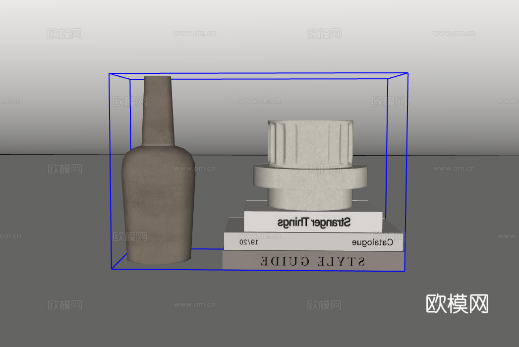 饰品摆件su模型