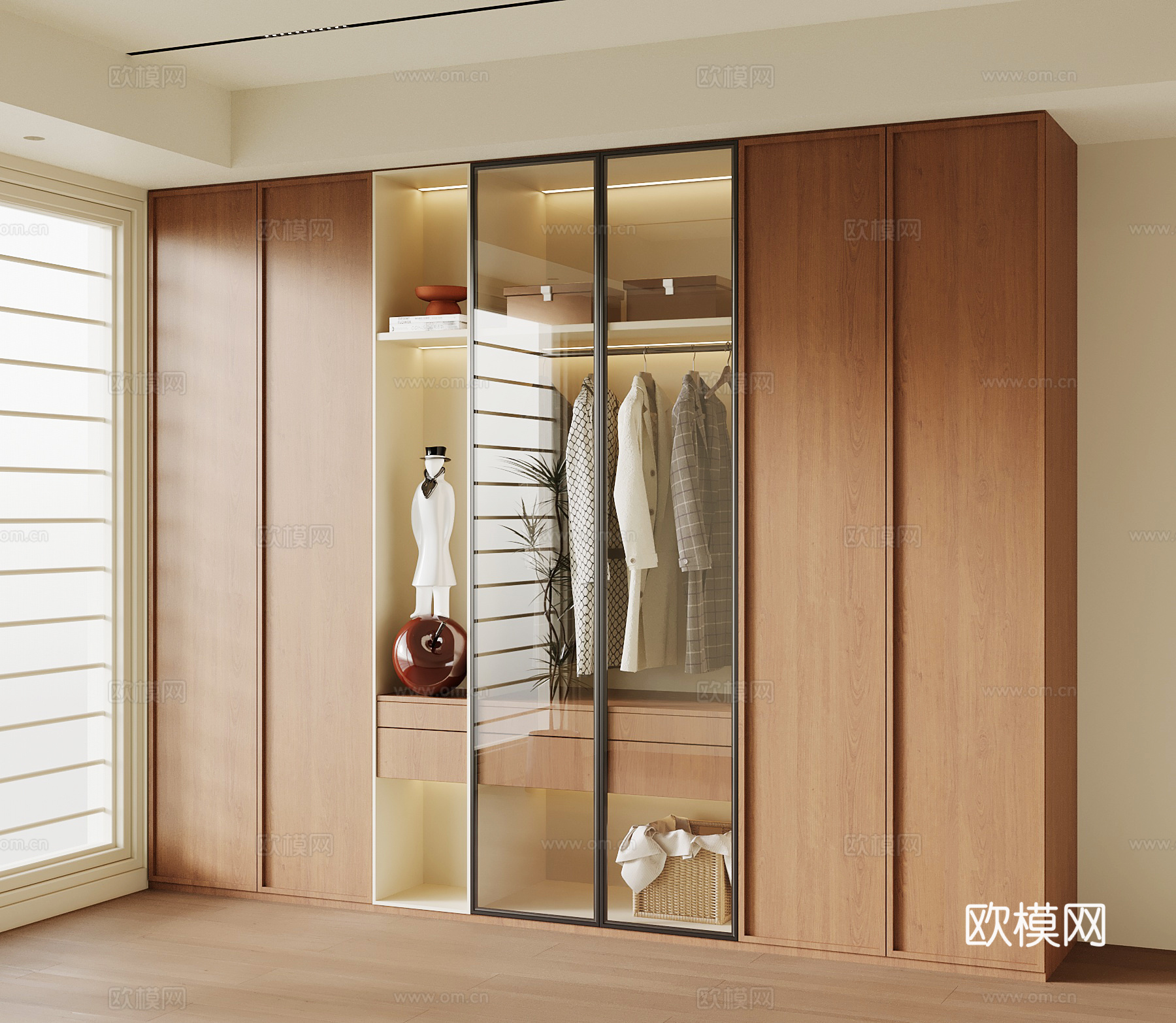 中古衣柜su模型