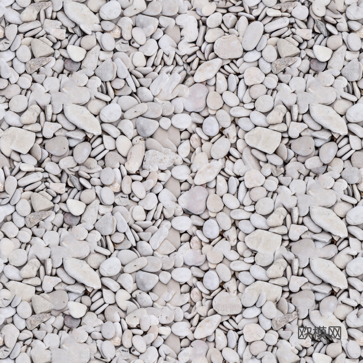 白色鹅卵石贴图3