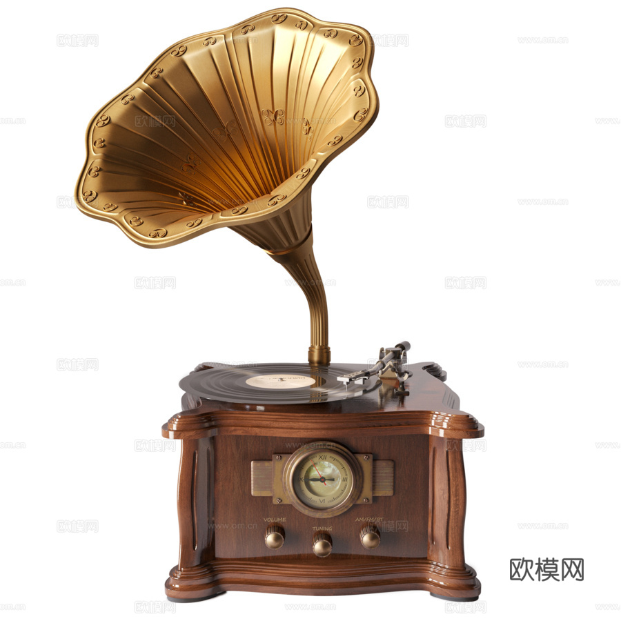 黑胶唱机RP-1563d模型下载