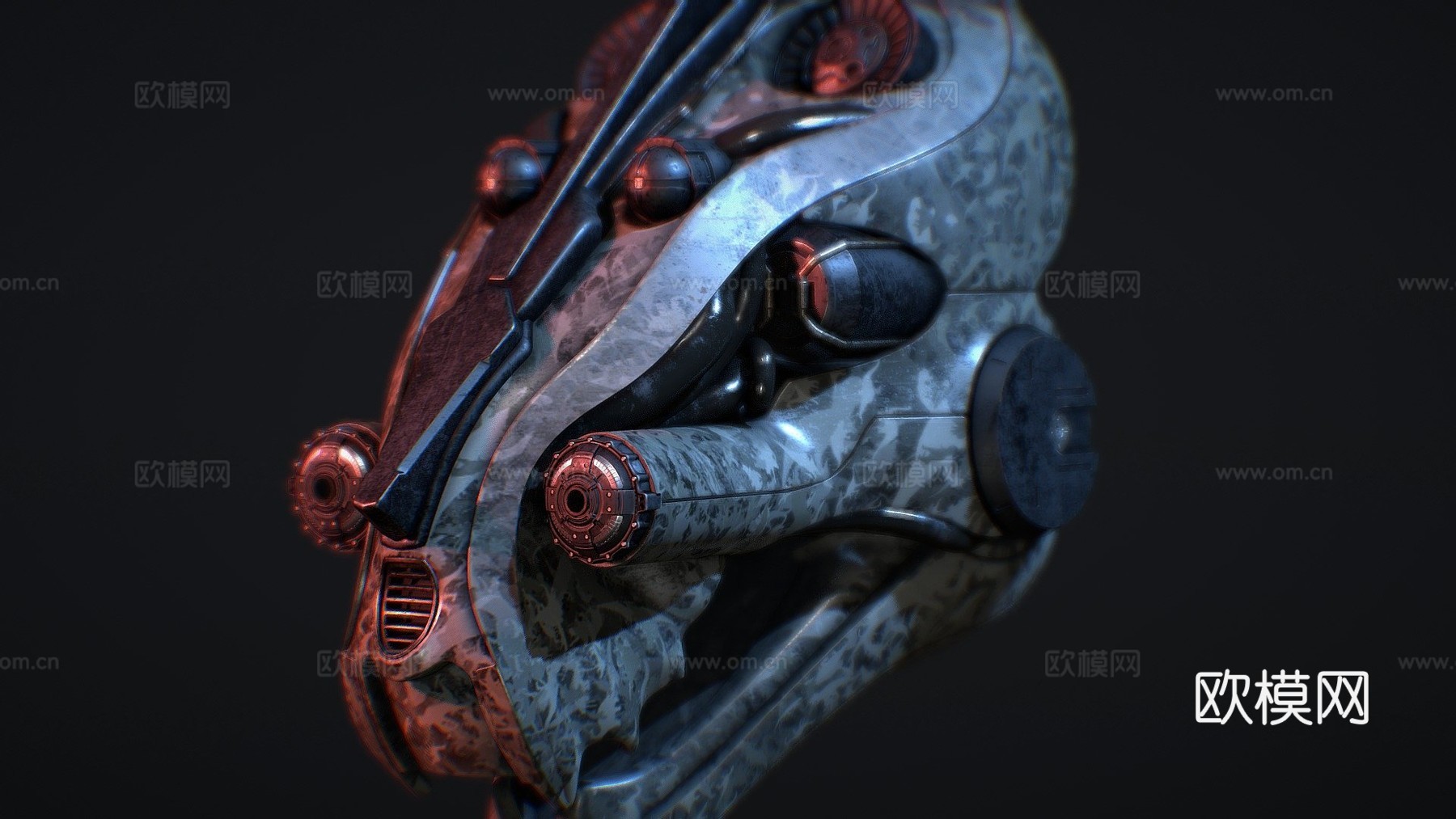 霸王龙3d模型下载（渲染图1）