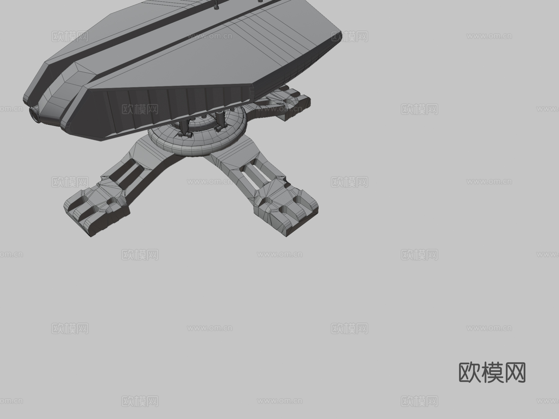 炮塔3d模型下载（渲染图3）