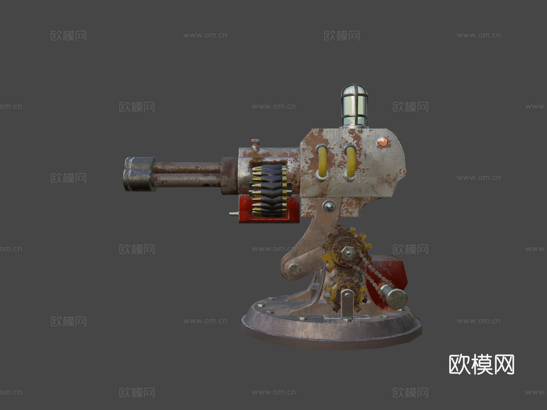 炮塔3d模型下载（渲染图8）