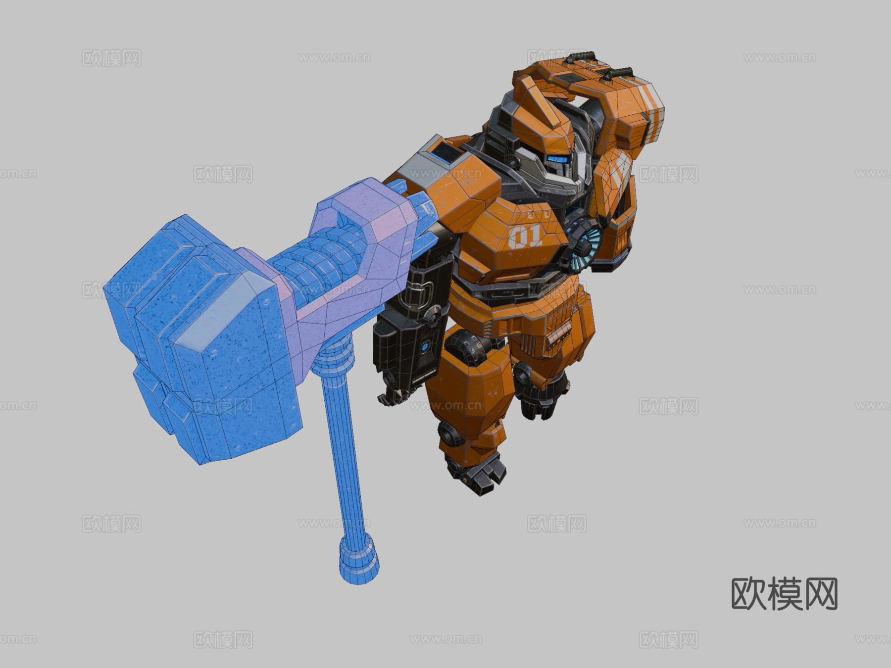 赛昂3d模型下载（渲染图2）