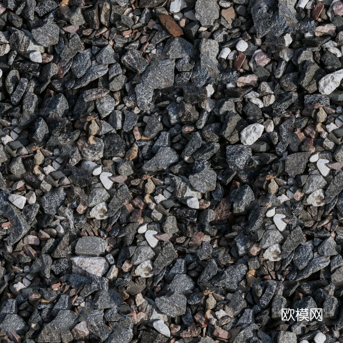 黑色碎石砾石4