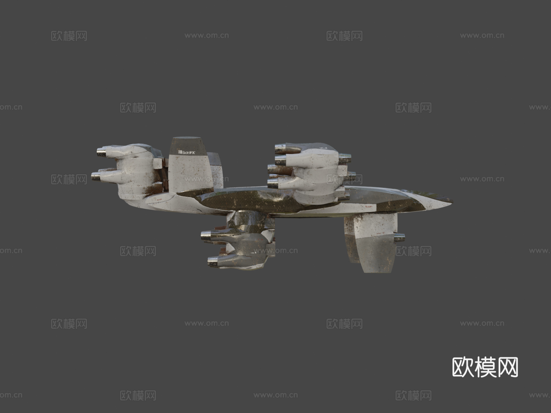 程序化硬表面建模测试10.0193d模型下载（渲染图6）