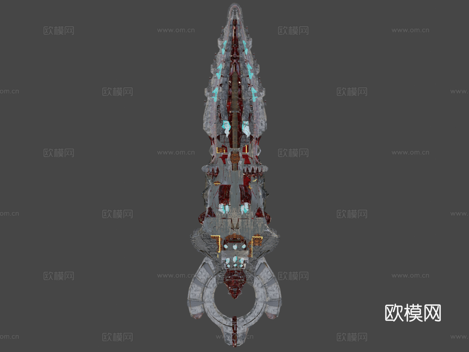 太空船3d模型下载（渲染图8）
