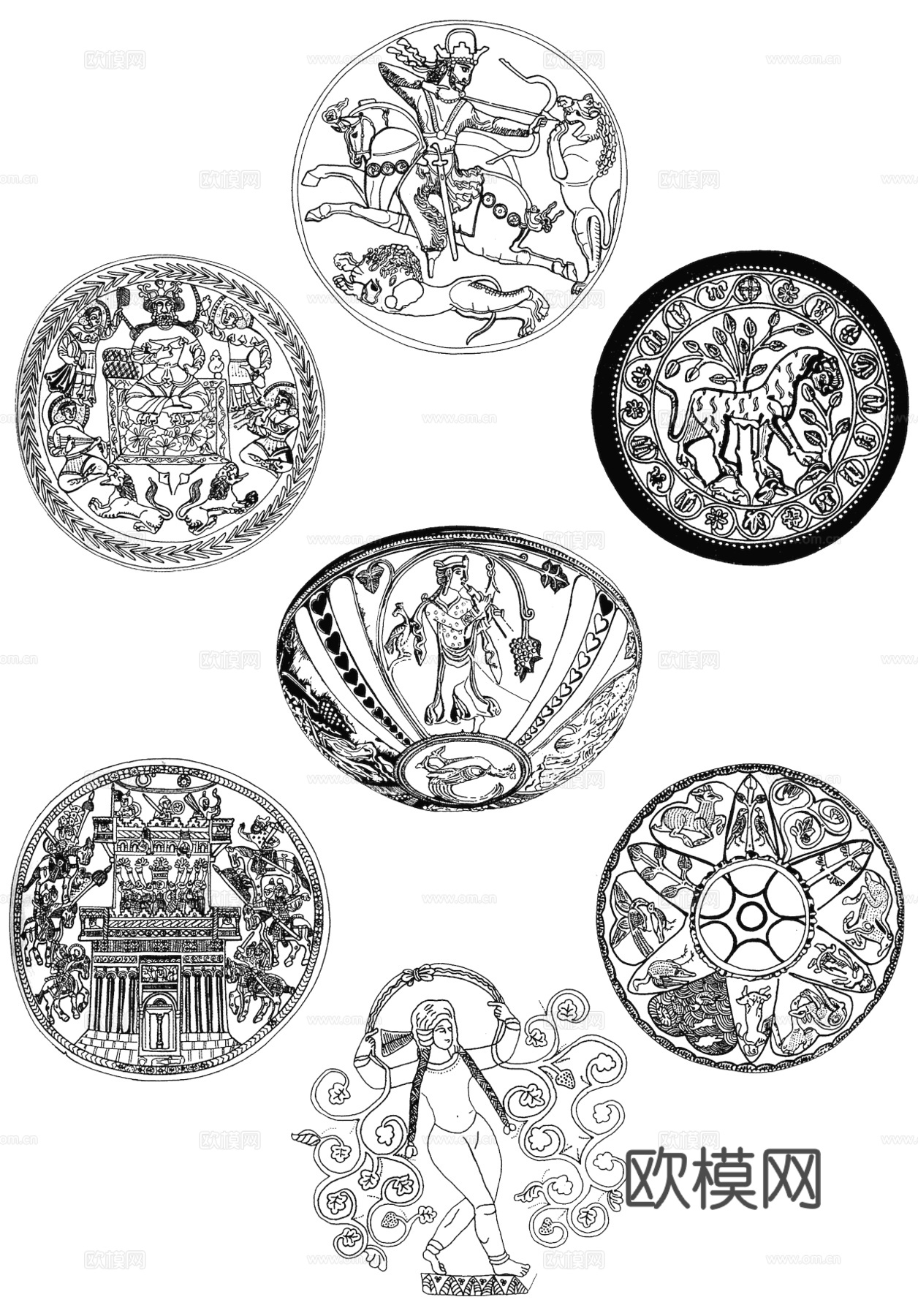 黑白遮罩通道黑白凹凸高光遮罩线条花纹纹理水泥做旧脏旧墙面下载