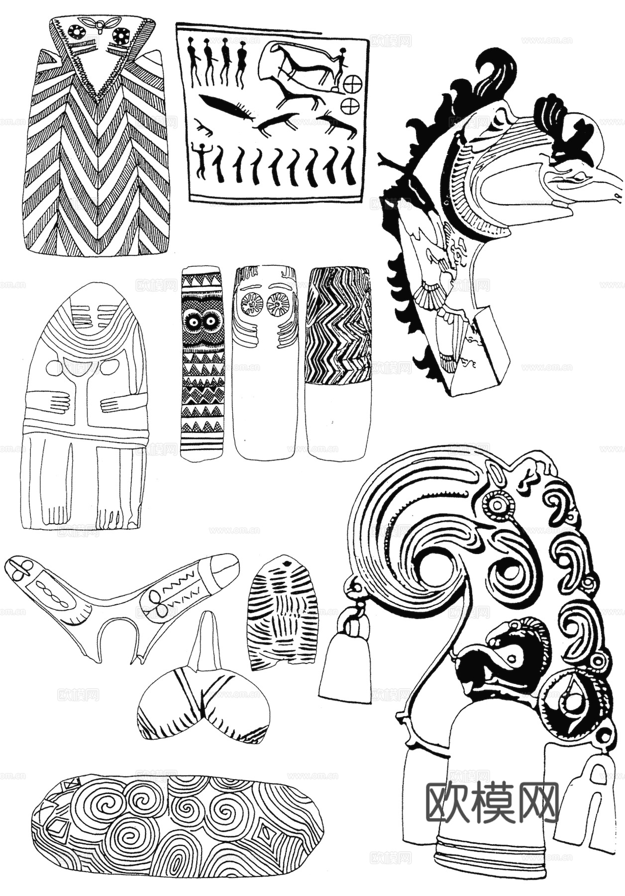 黑白遮罩通道黑白凹凸高光遮罩线条花纹纹理水泥做旧脏旧墙面下载