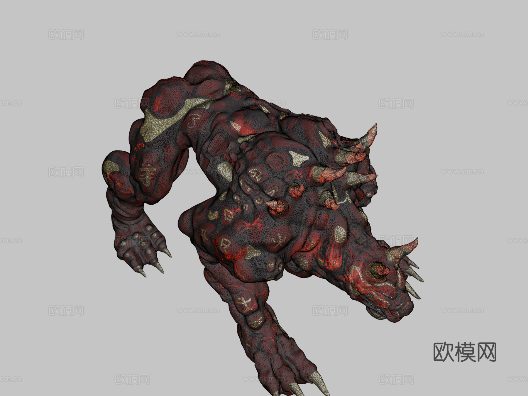 东方神明3d模型下载（渲染图2）