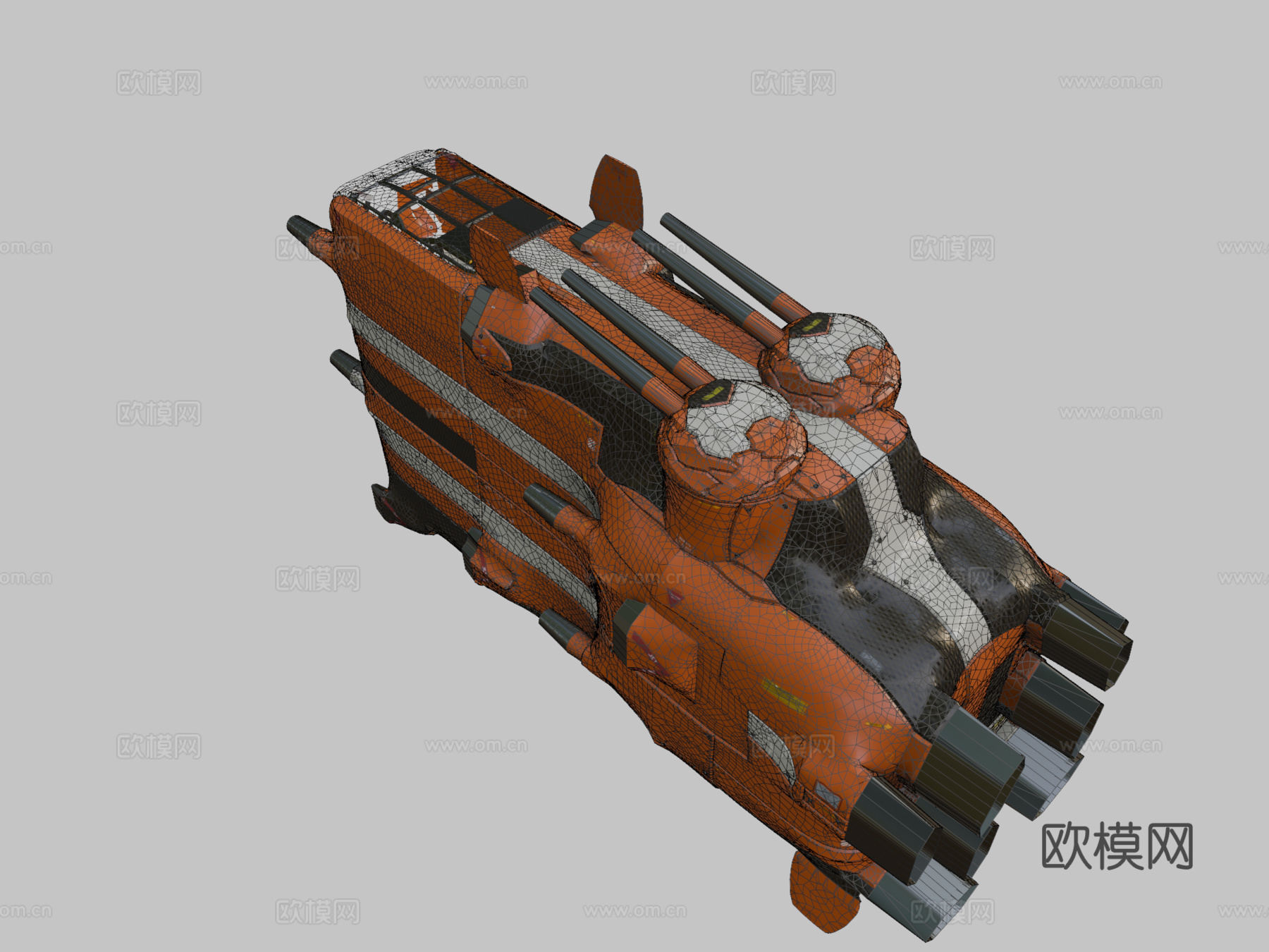 程序化硬表面建模测试9.7613d模型下载（渲染图2）