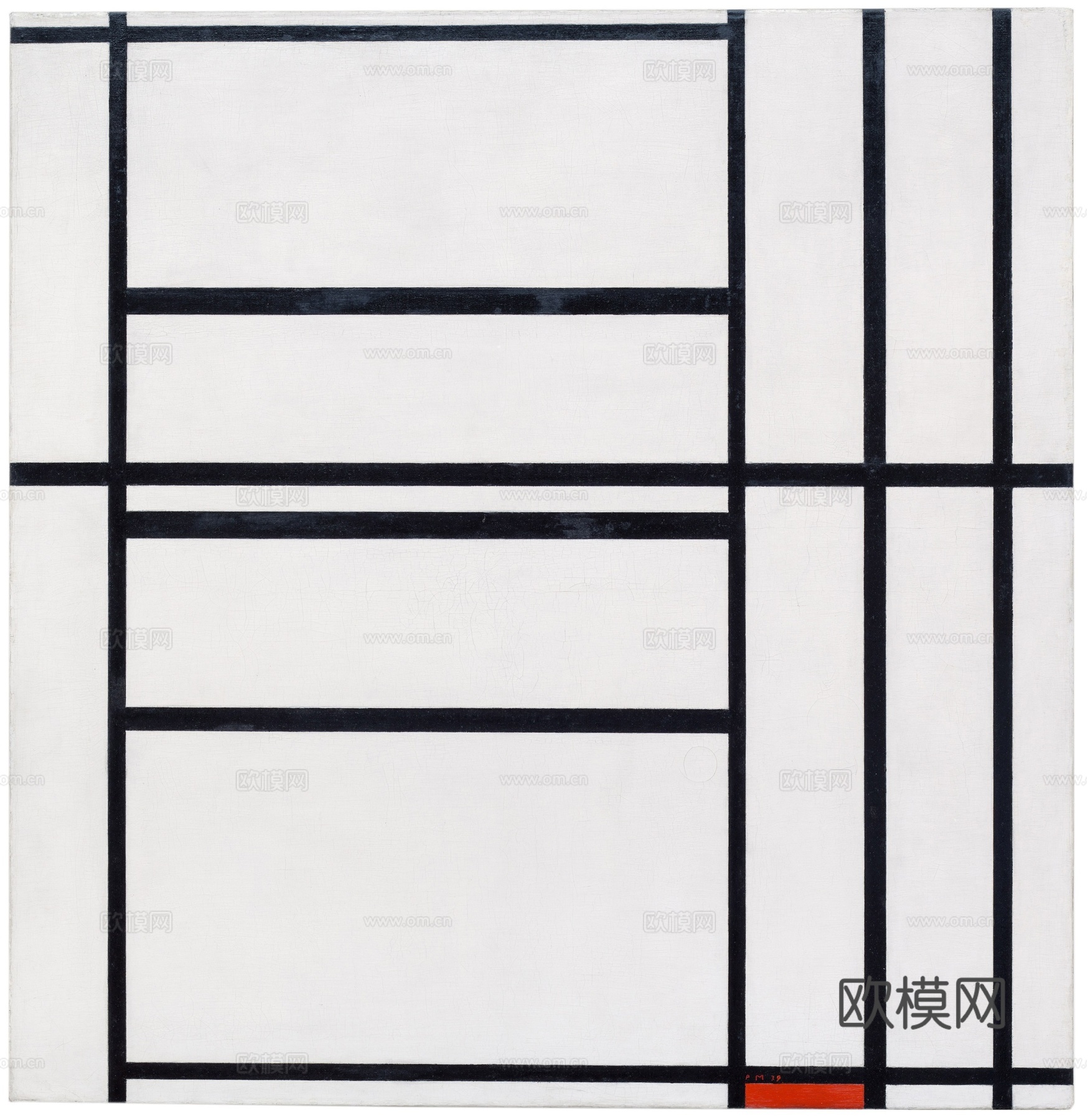 蒙德里安抽象画，风格派抽象画，装饰画20下载