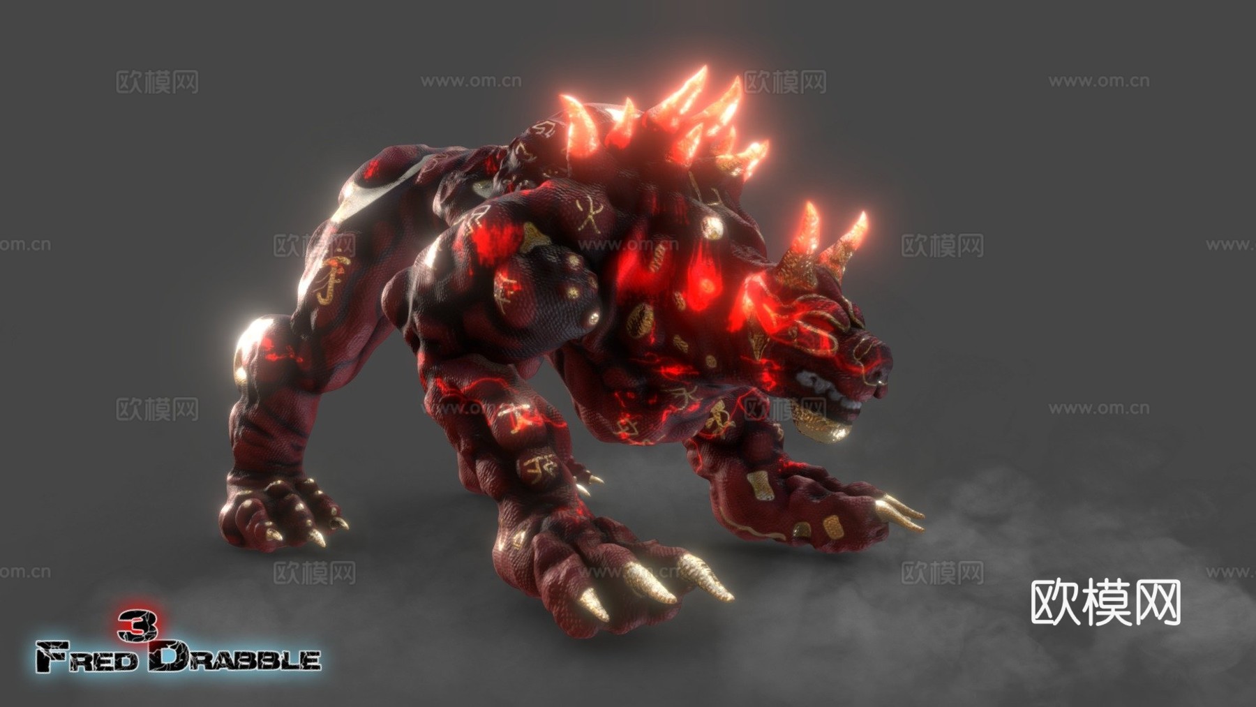 东方神明3d模型下载（渲染图1）