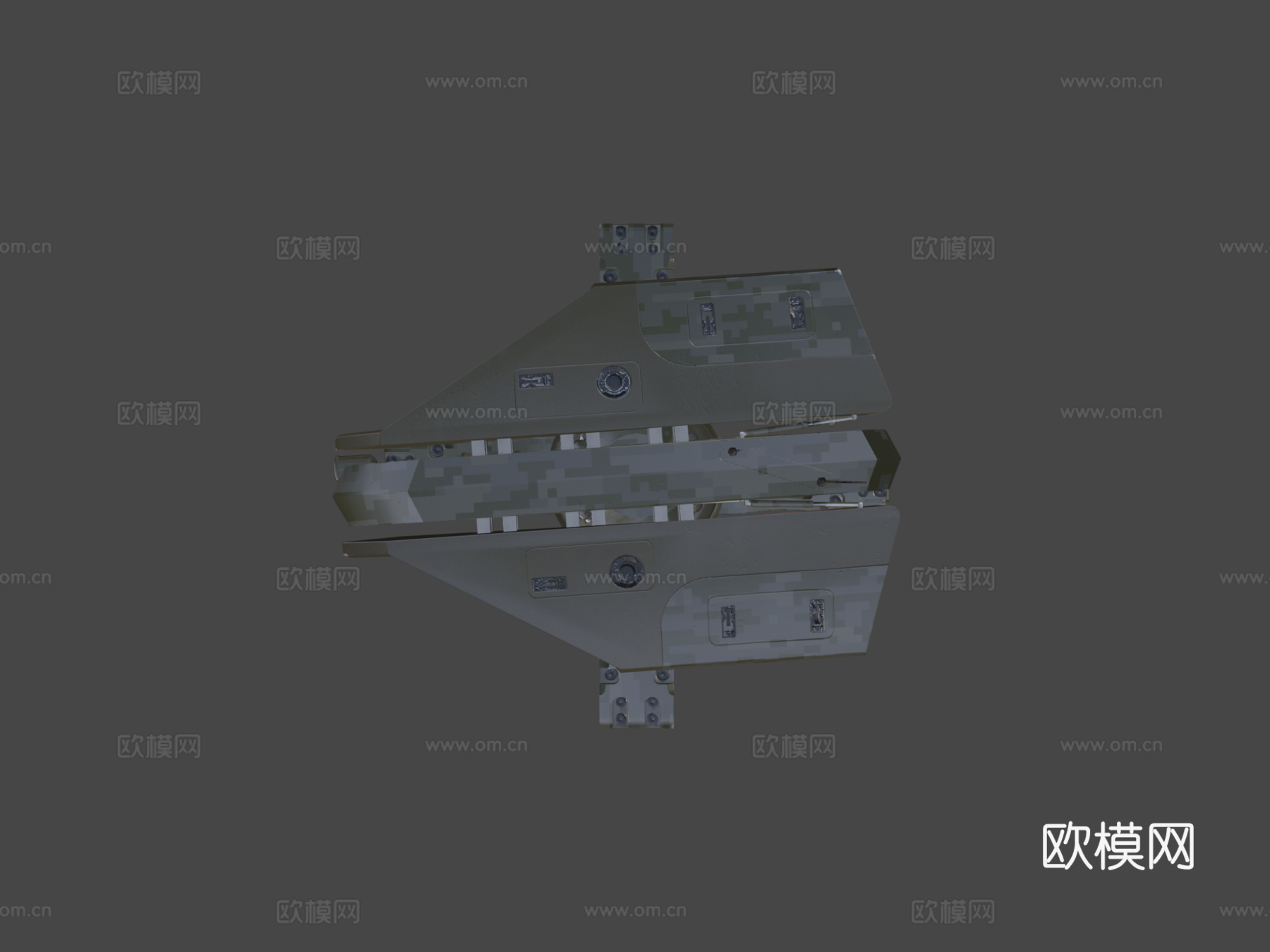 炮塔3d模型下载（渲染图8）