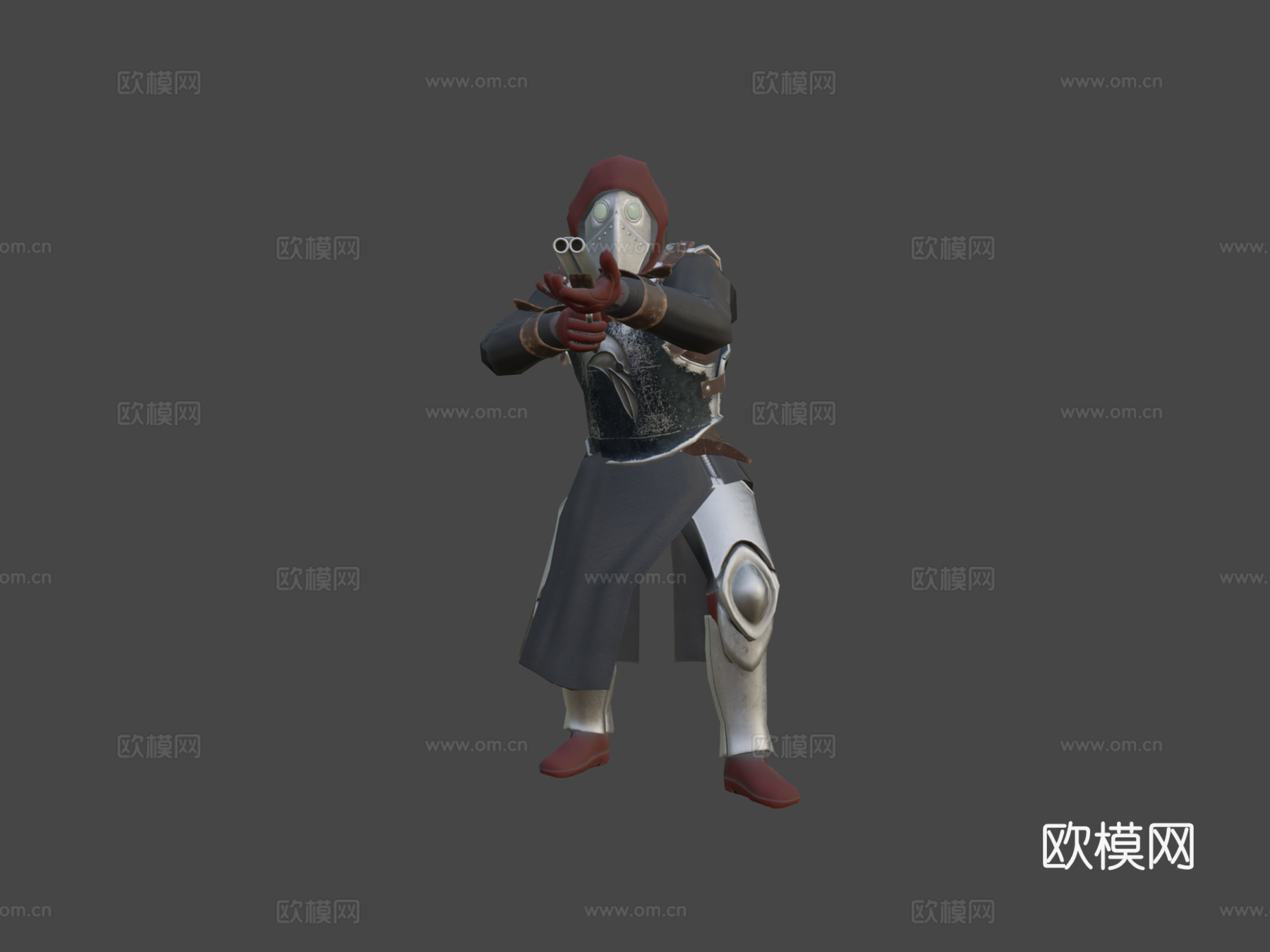 第六军团冲锋队员3d模型下载（渲染图8）