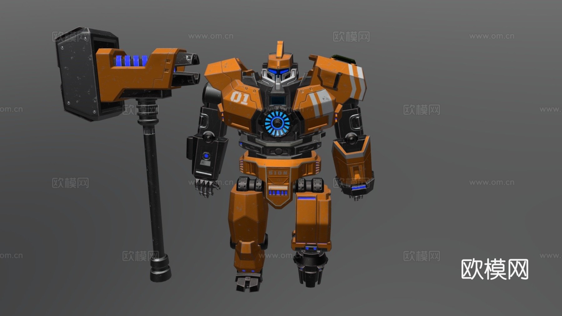 赛昂3d模型下载（渲染图1）