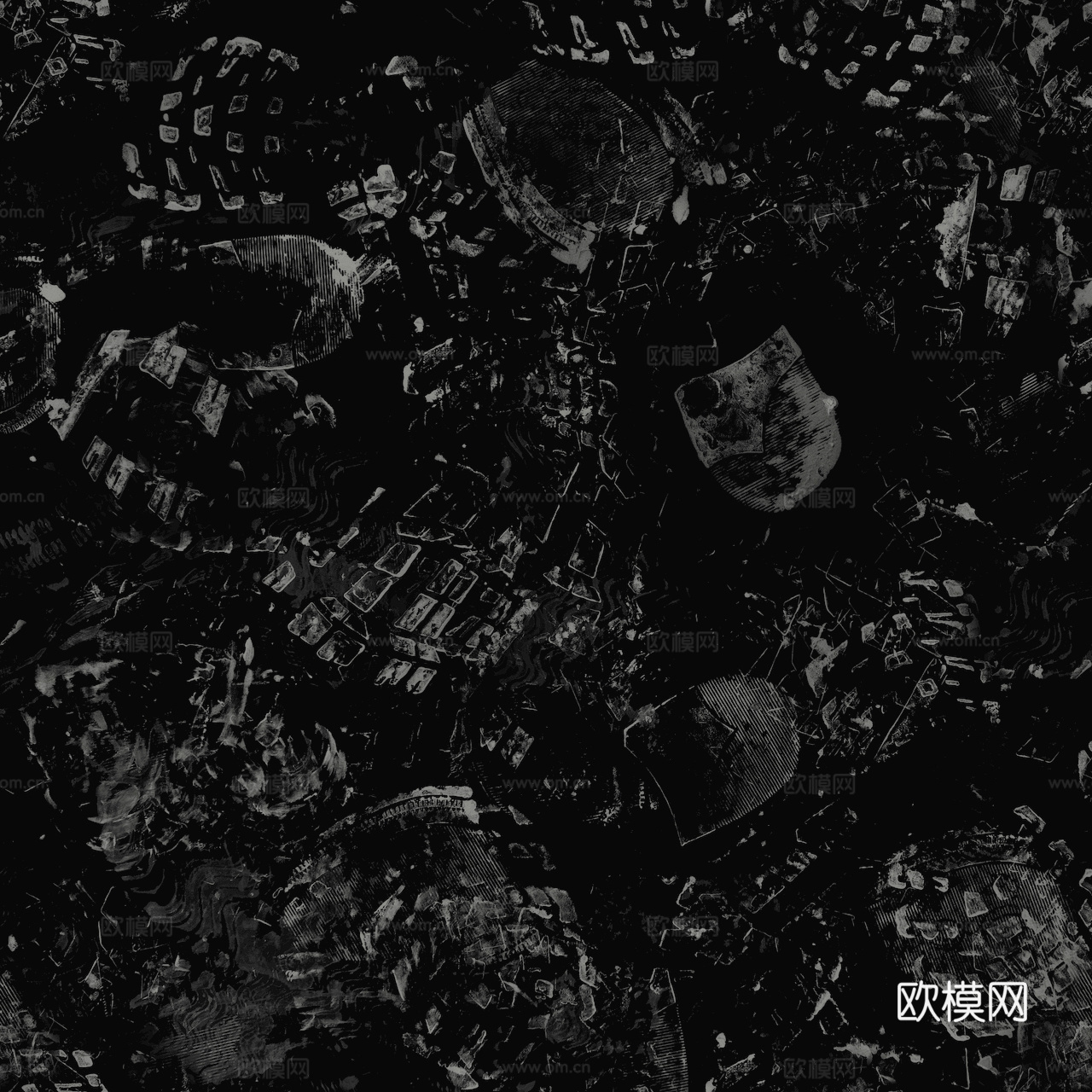 黑白遮罩通道黑白凹凸高光遮罩线条花纹纹理水泥做旧脏旧墙面下载