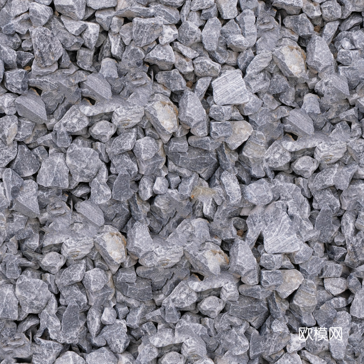 灰色碎石砾石4