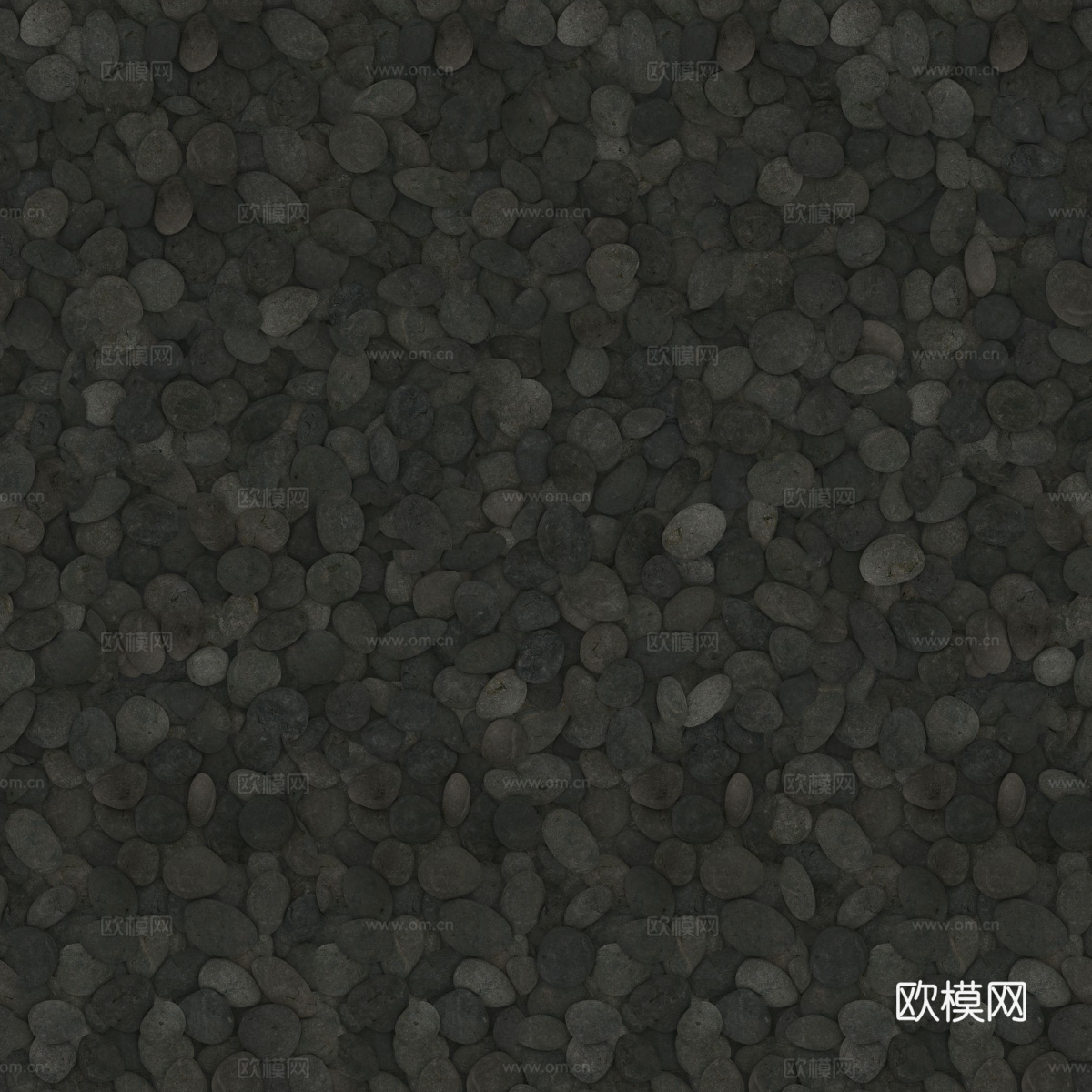 黑色鹅卵石贴图41
