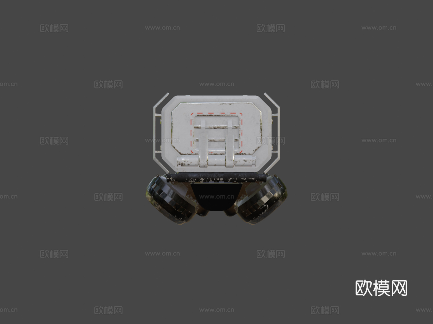 乌拉尔4320反重力悬浮卡车3d模型下载（渲染图7）