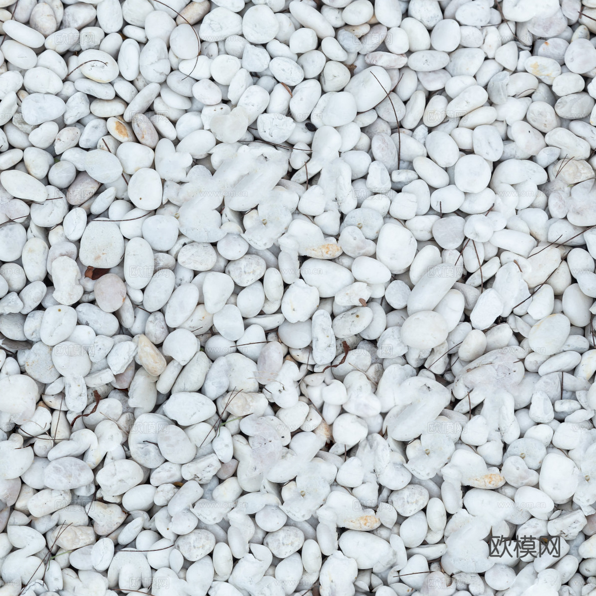 白色鹅卵石贴图30