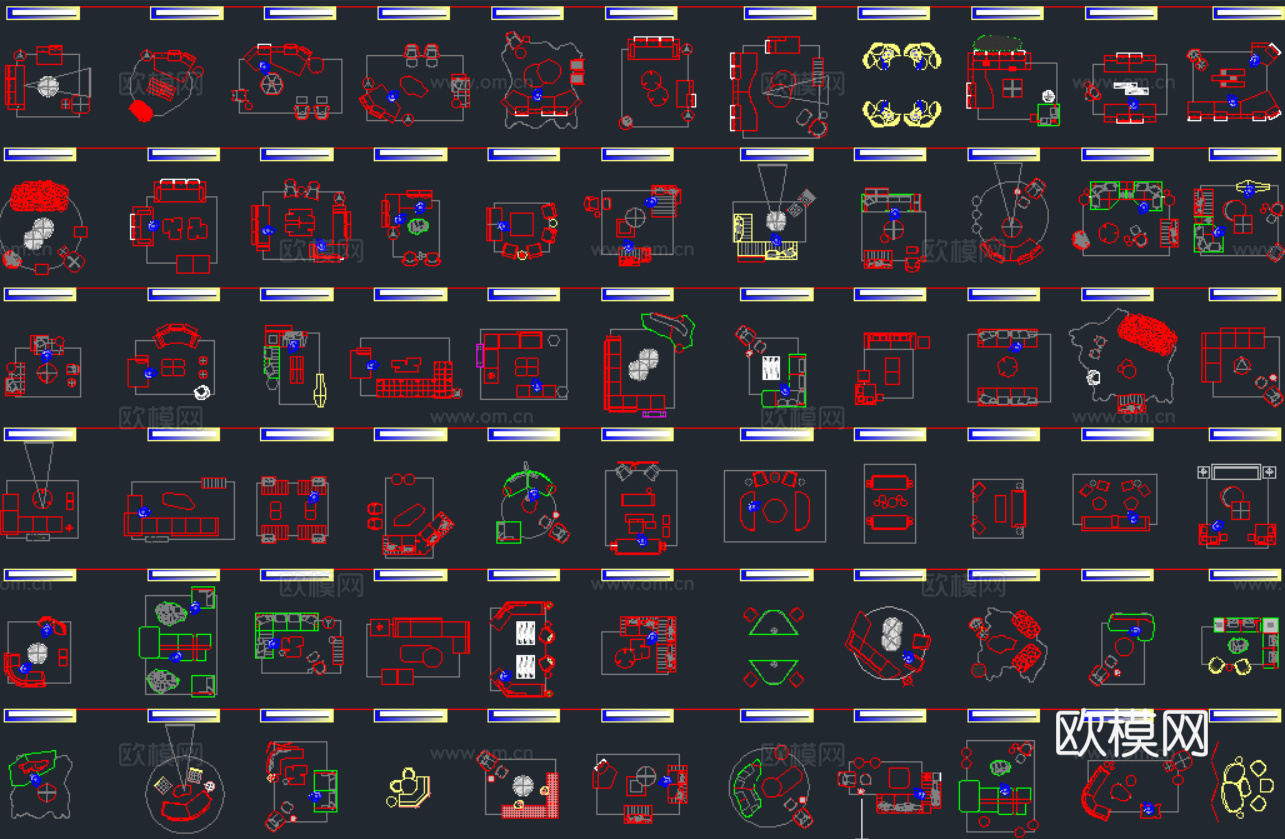 2026网红沙发CAD图库专辑大全cad施工图