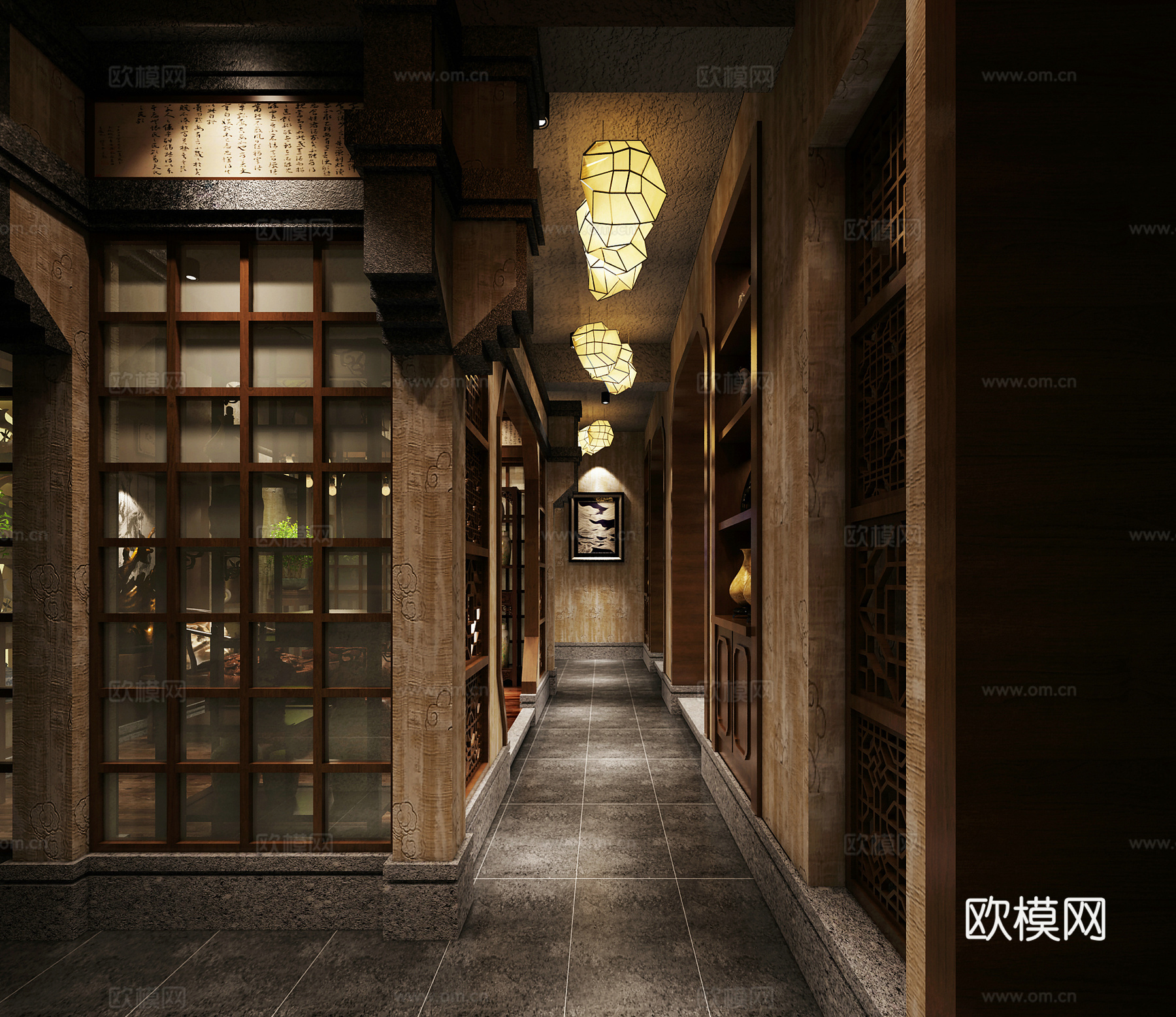 禅意茶楼 最新全套施工图合集cad施工图