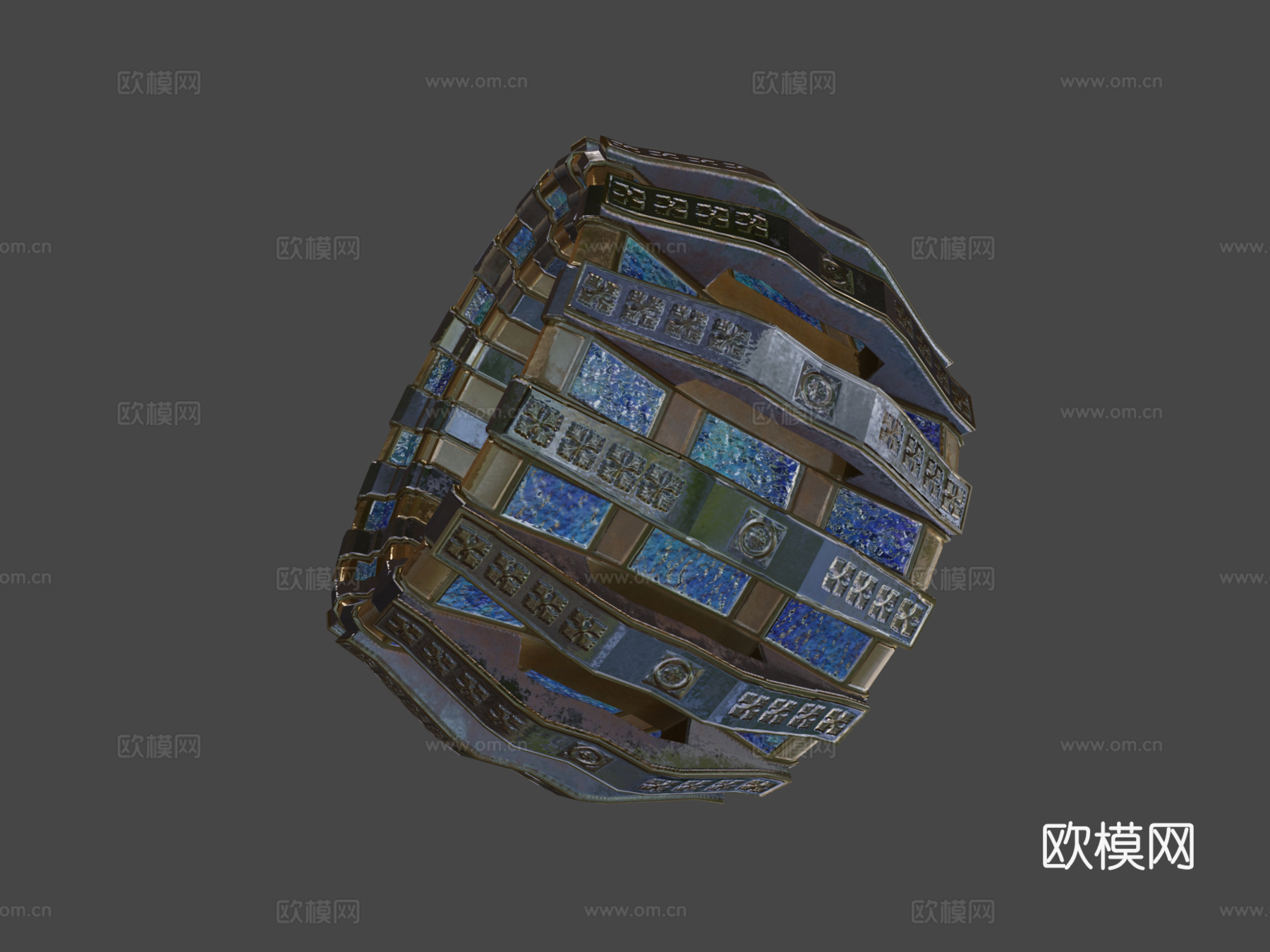 死亡猎手4级手环3d模型下载（渲染图1）