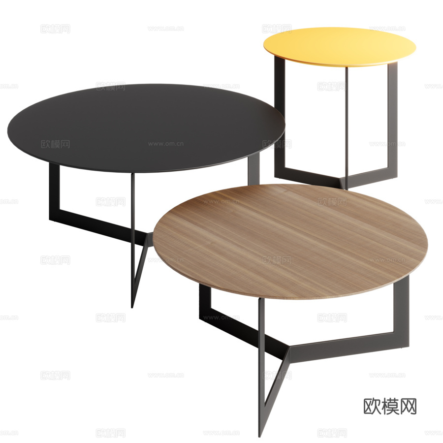 Kabi咖啡桌3d模型下载