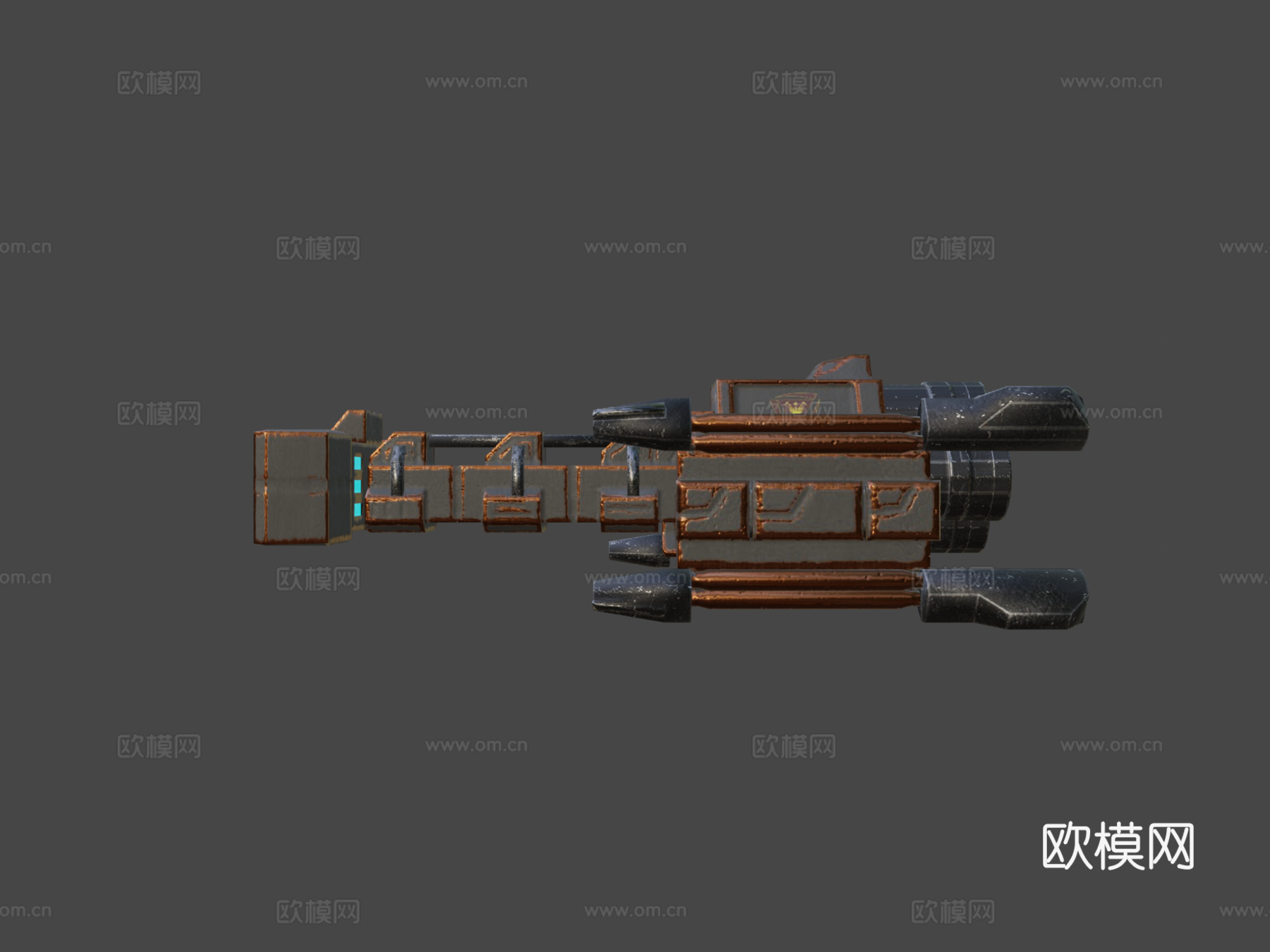 战列巡洋舰运行中3d模型下载（渲染图5）