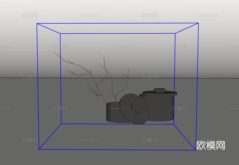 摆件su模型下载（渲染图2）