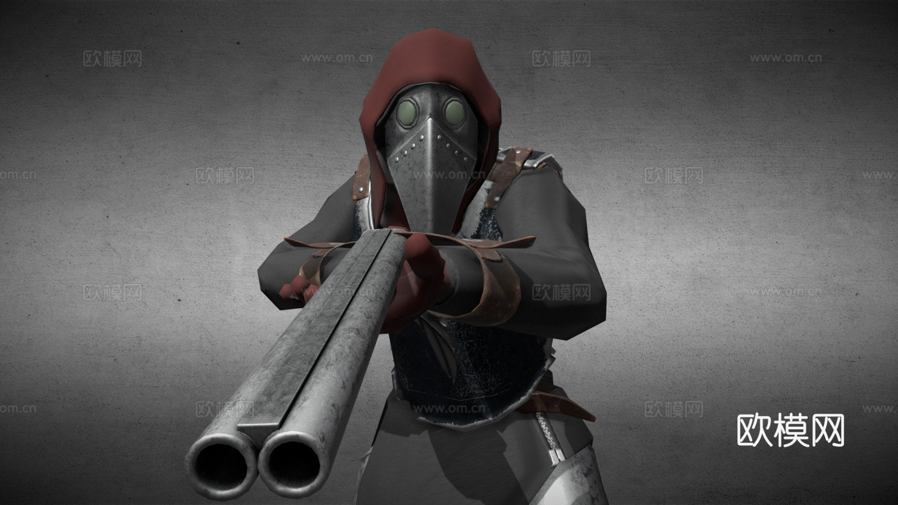 第六军团冲锋队员3d模型下载（渲染图1）