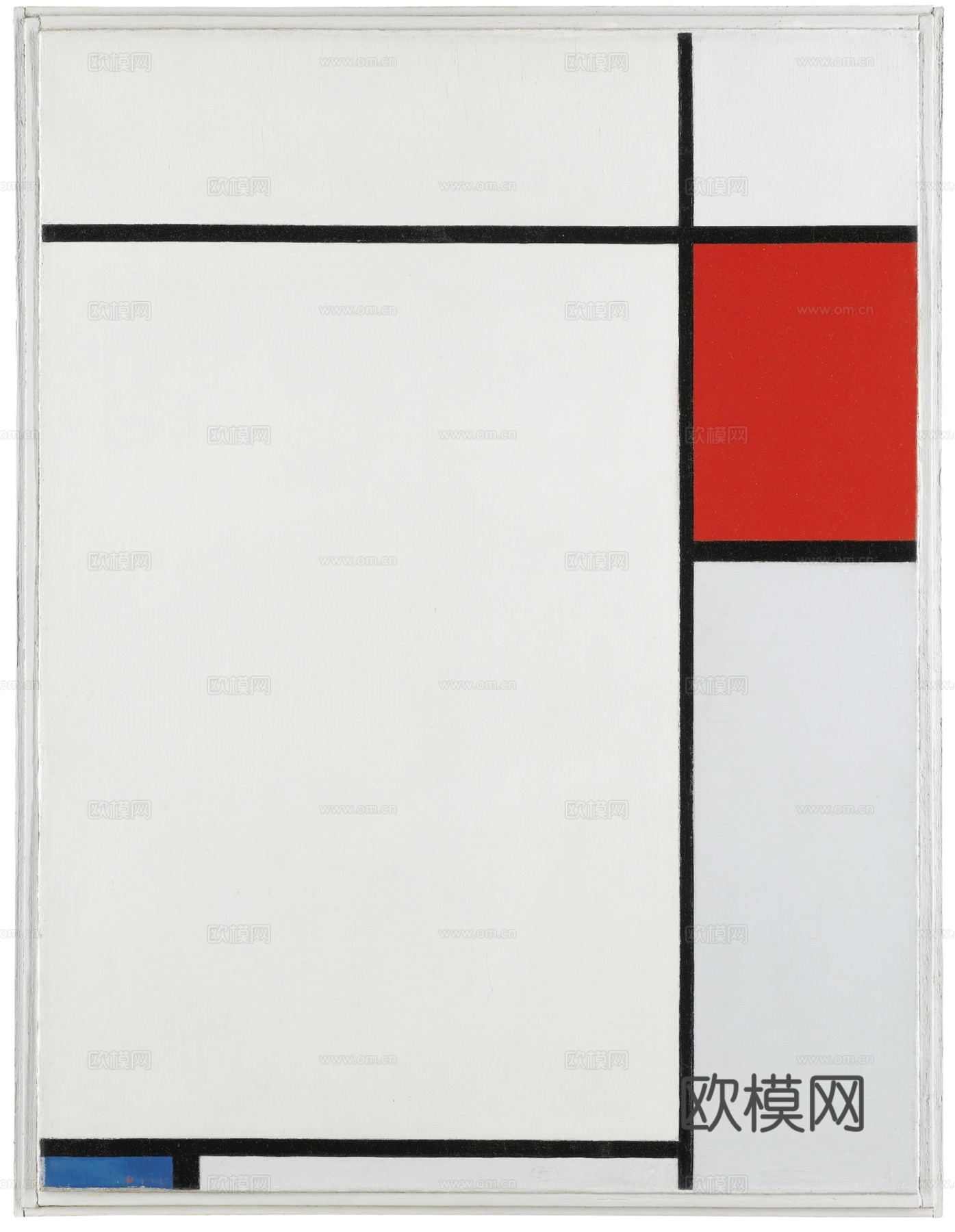 蒙德里安抽象画，风格派抽象画，装饰画65下载