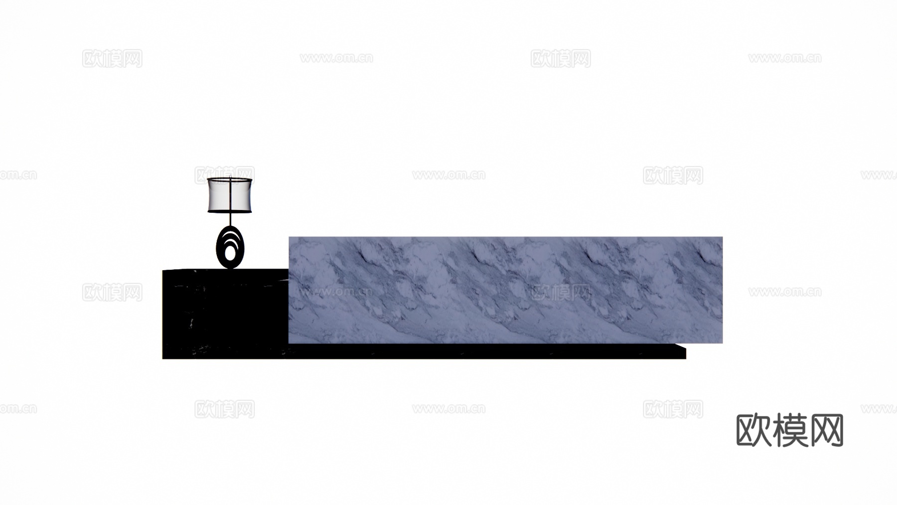 展厅 前台接待 前台 酒店前台 大厅 公司前台 办公空间su模型下载（渲染图1）