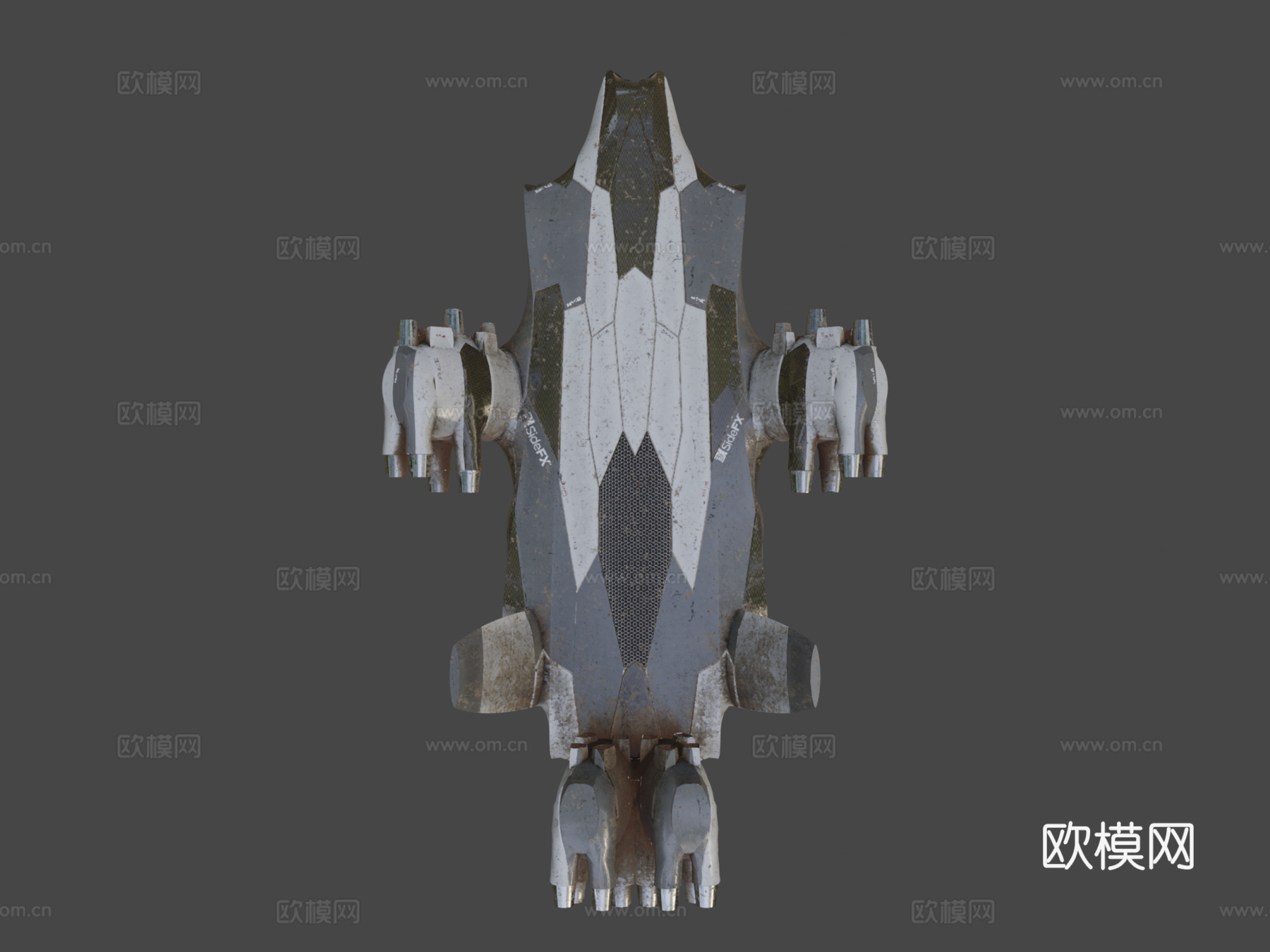 程序化硬表面建模测试10.0193d模型下载（渲染图7）