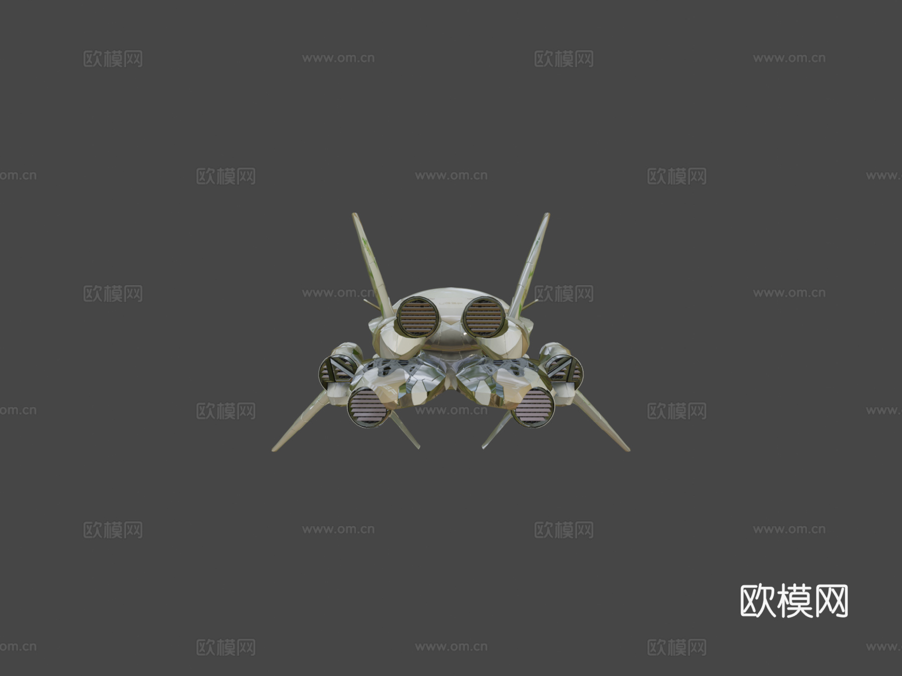 程序化硬表面建模测试10.0303d模型下载（渲染图6）