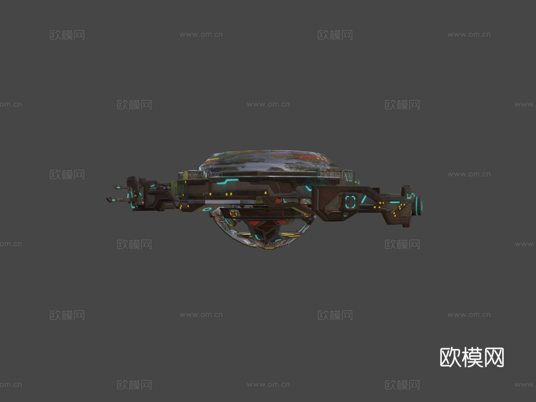 炮塔模块Exorium3d模型下载（渲染图7）