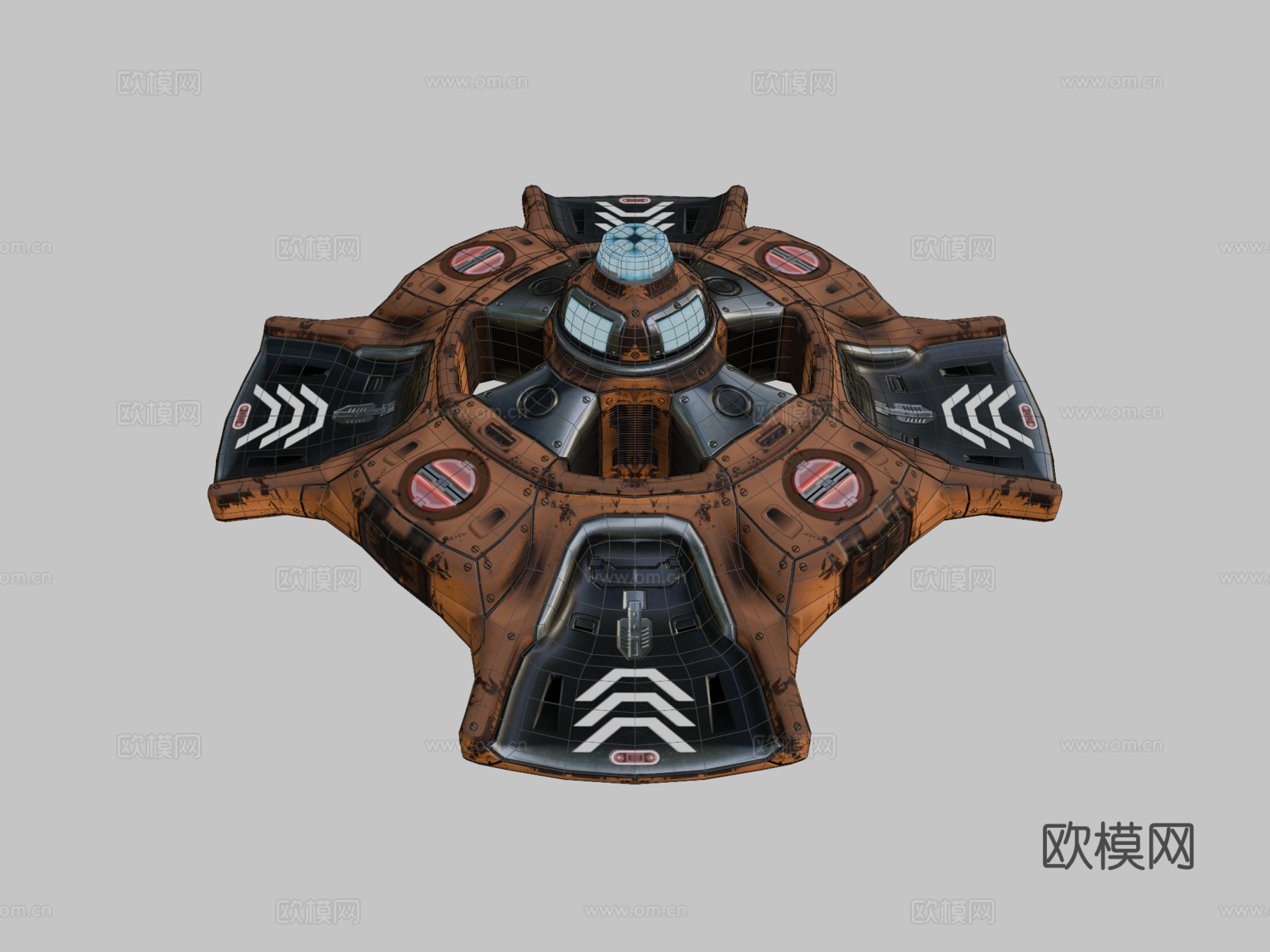 矿工Z星际港口1战魂Marc Gauvin3d模型下载（渲染图2）