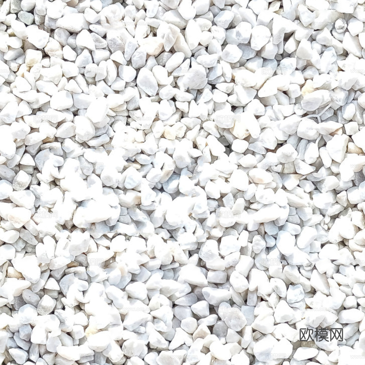 白色碎石砾石9