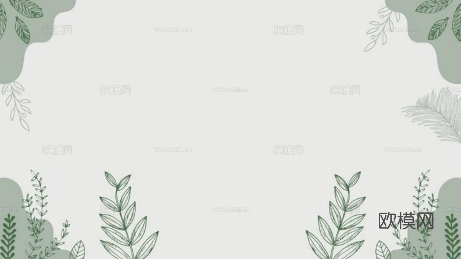 植物壁纸壁布 植物印花壁纸